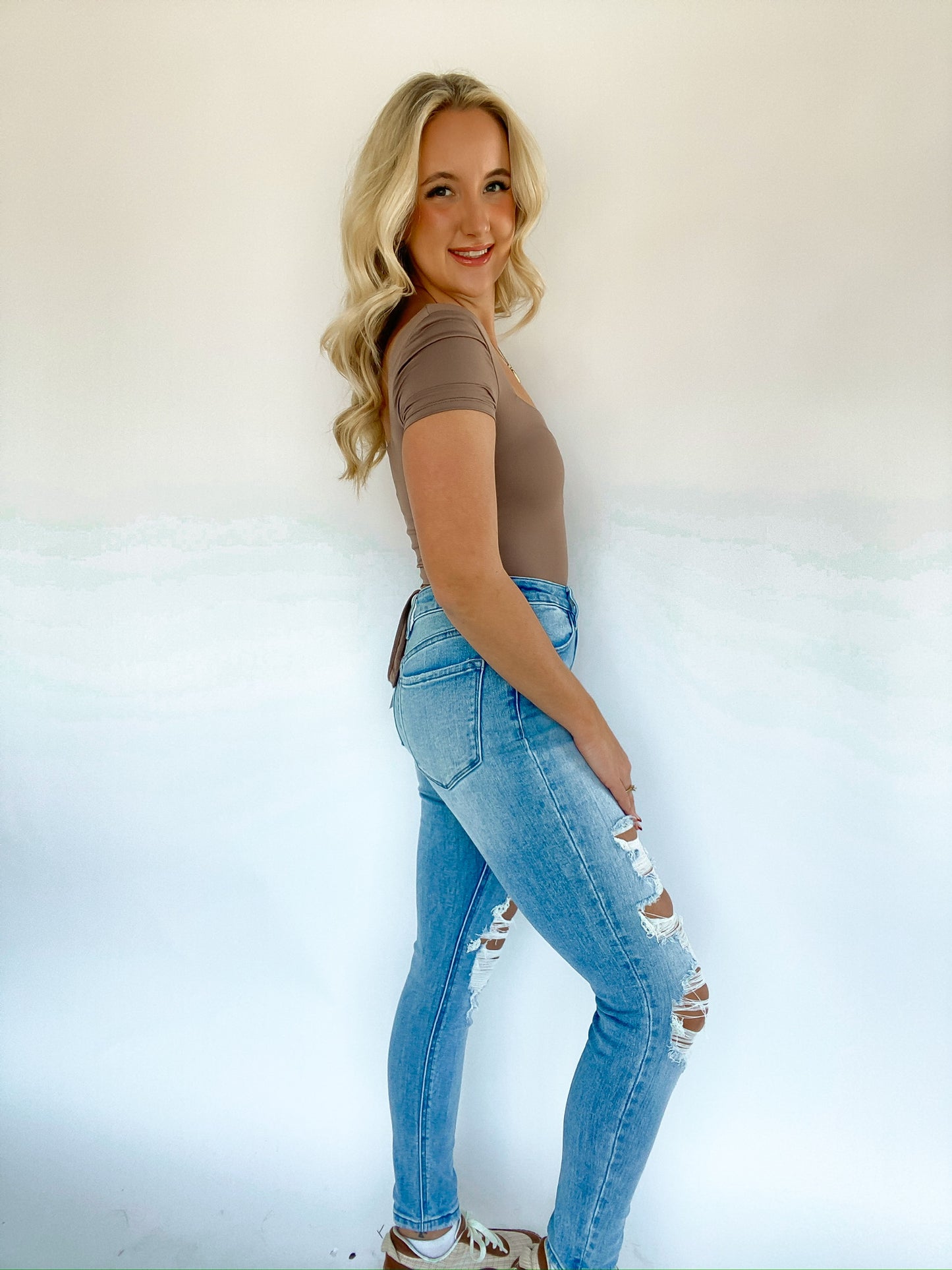 Vervet High Rise Skinny Jeans