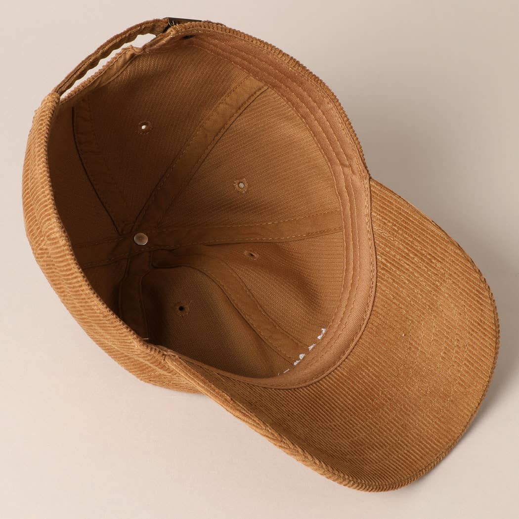 Mama Corduroy Baseball Cap- The Gathering Cafe