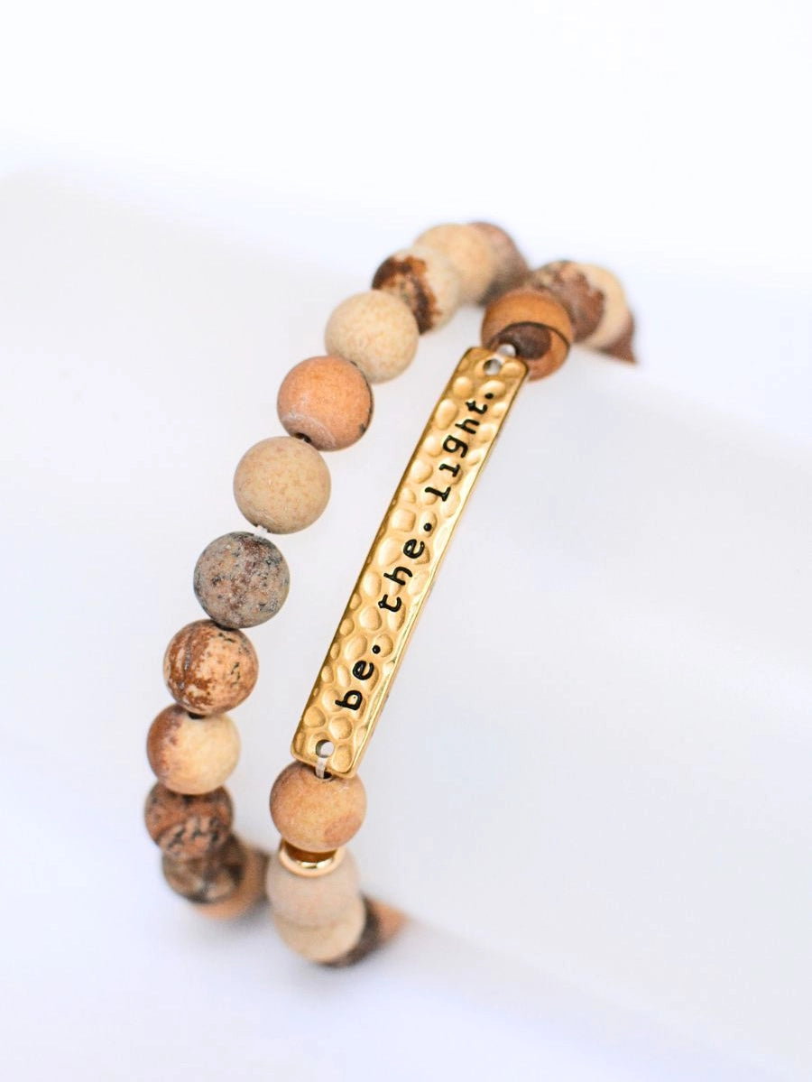 Be The Light Bracelet Set- The Gathering Cafe