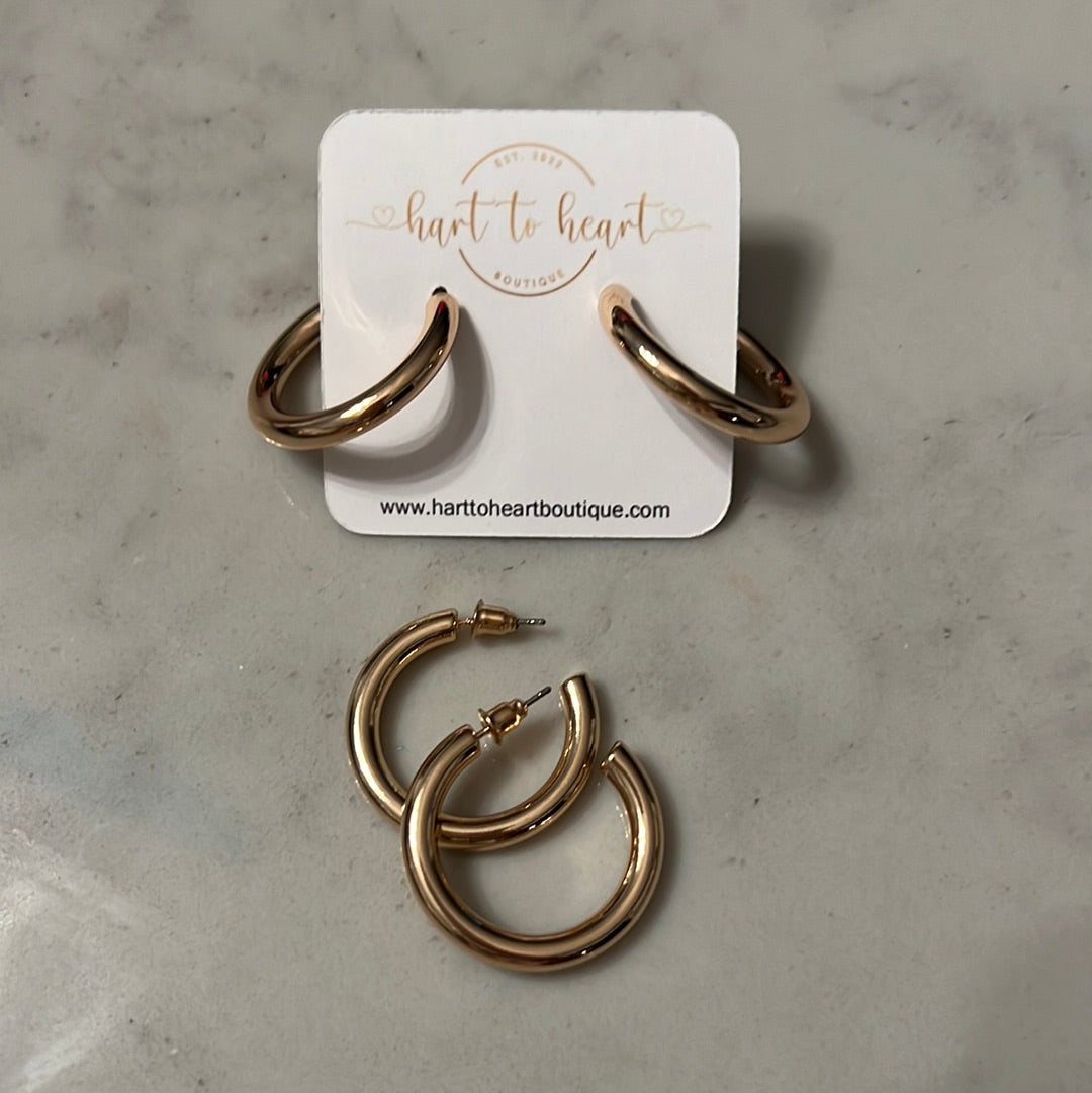 Gold Mini Hoop Earrings