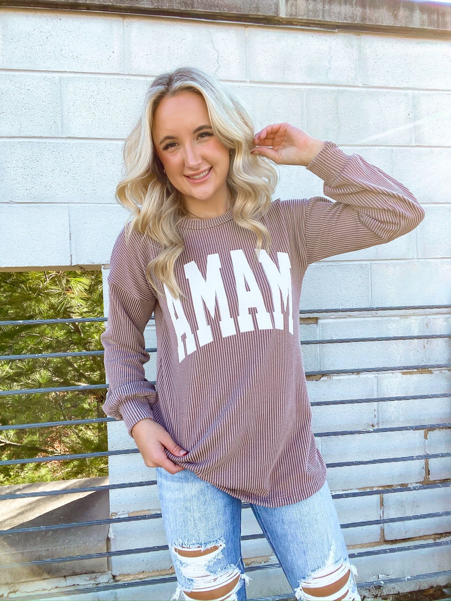Long Sleeve Mama Shirt- Salon 209