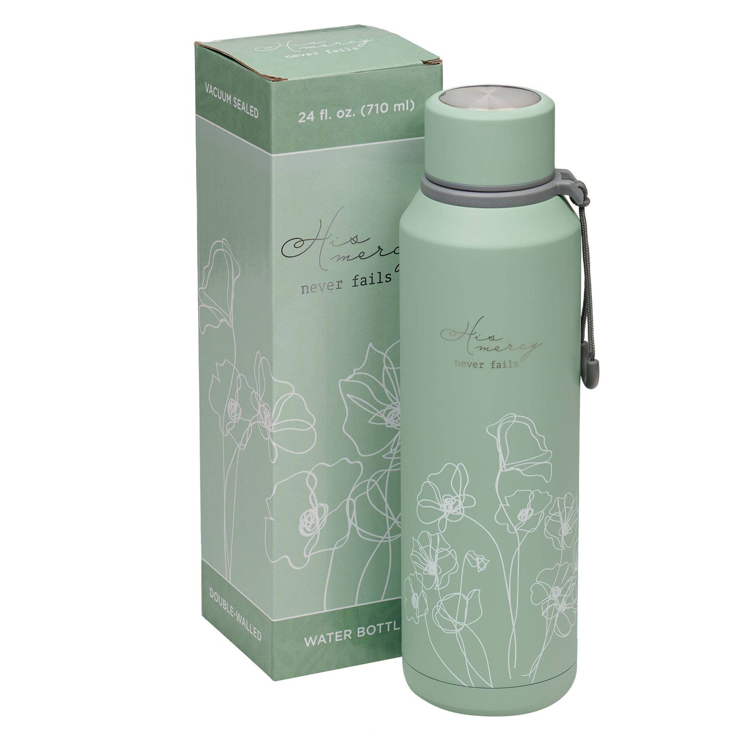 Mint New Morning Mercies Water Bottle- The Gathering Cafe