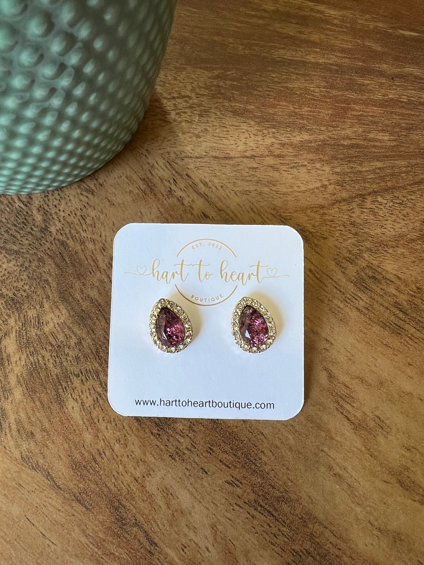 Teardrop Earrings- Diamond FOTG