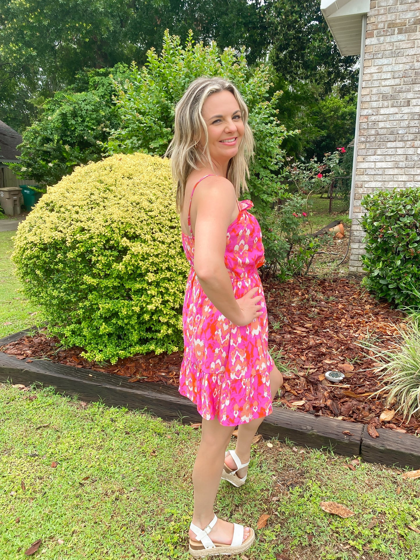 Printed Summer Mini Dress