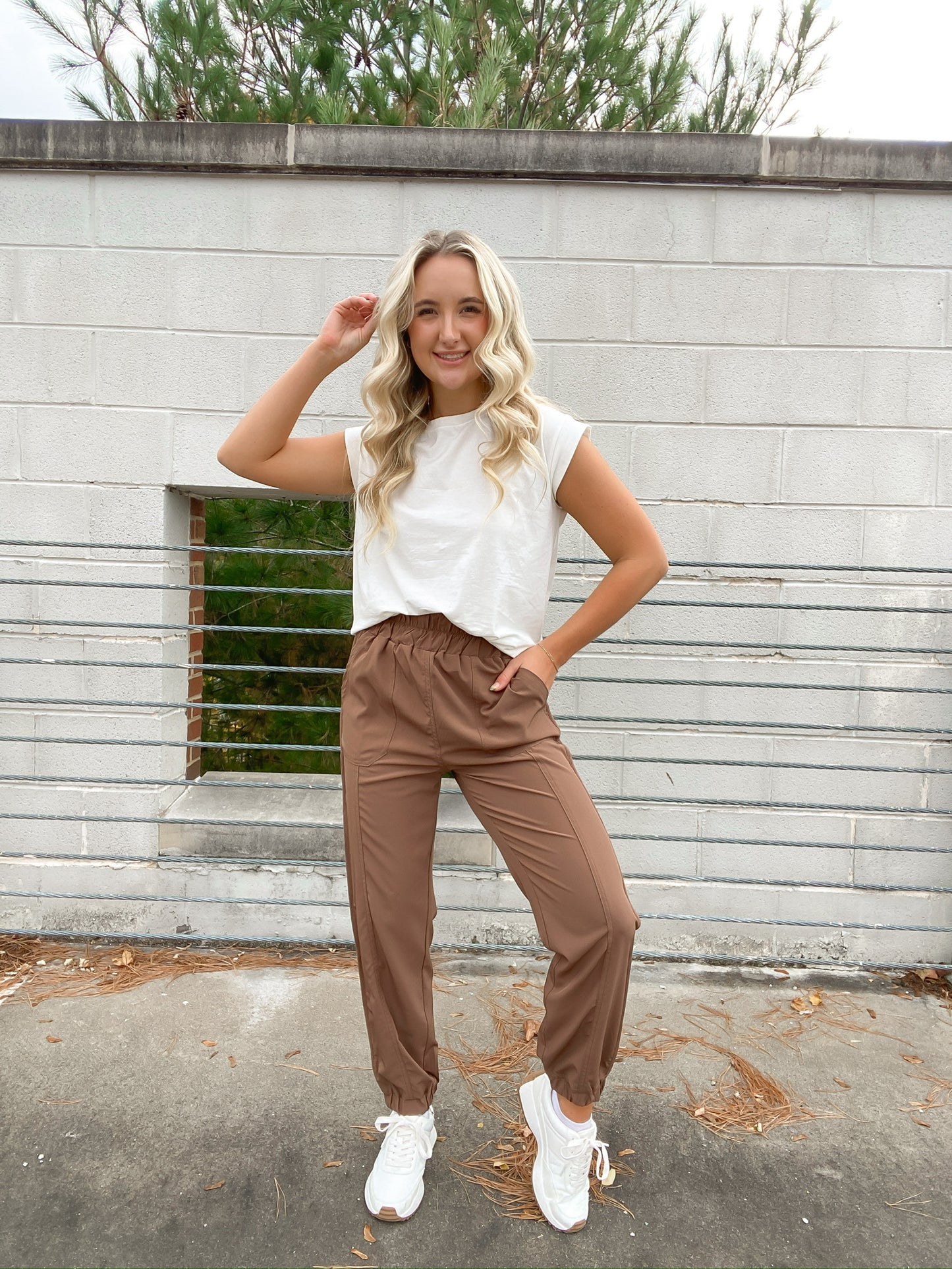 Jogger Pants- Chestnut