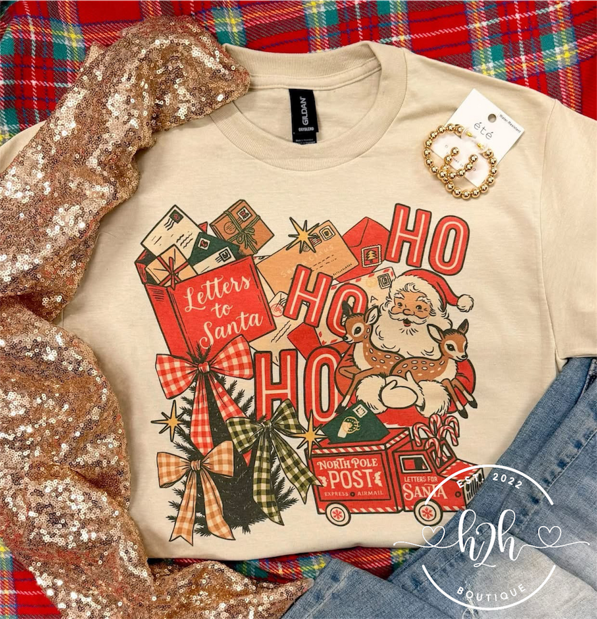 HoHoHo Vintage Santa Tee