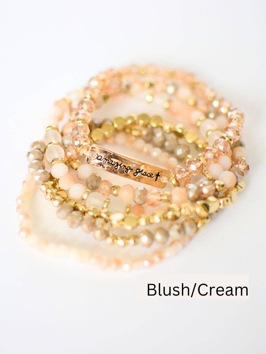 Amazing Grace Bracelet Stack- The Gathering Cafe