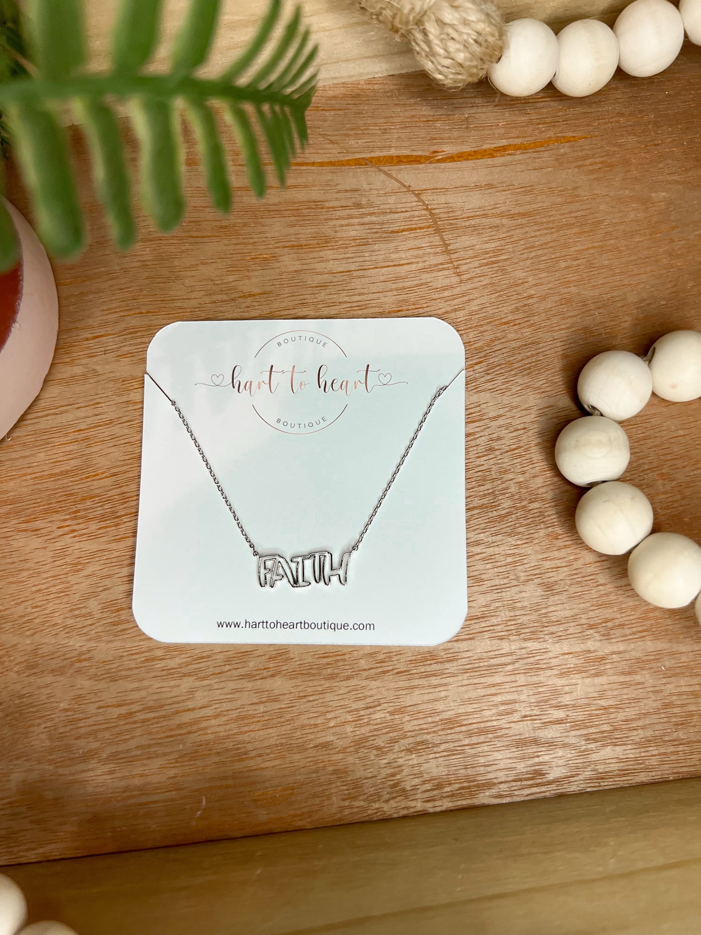 Faith Pendant Necklace