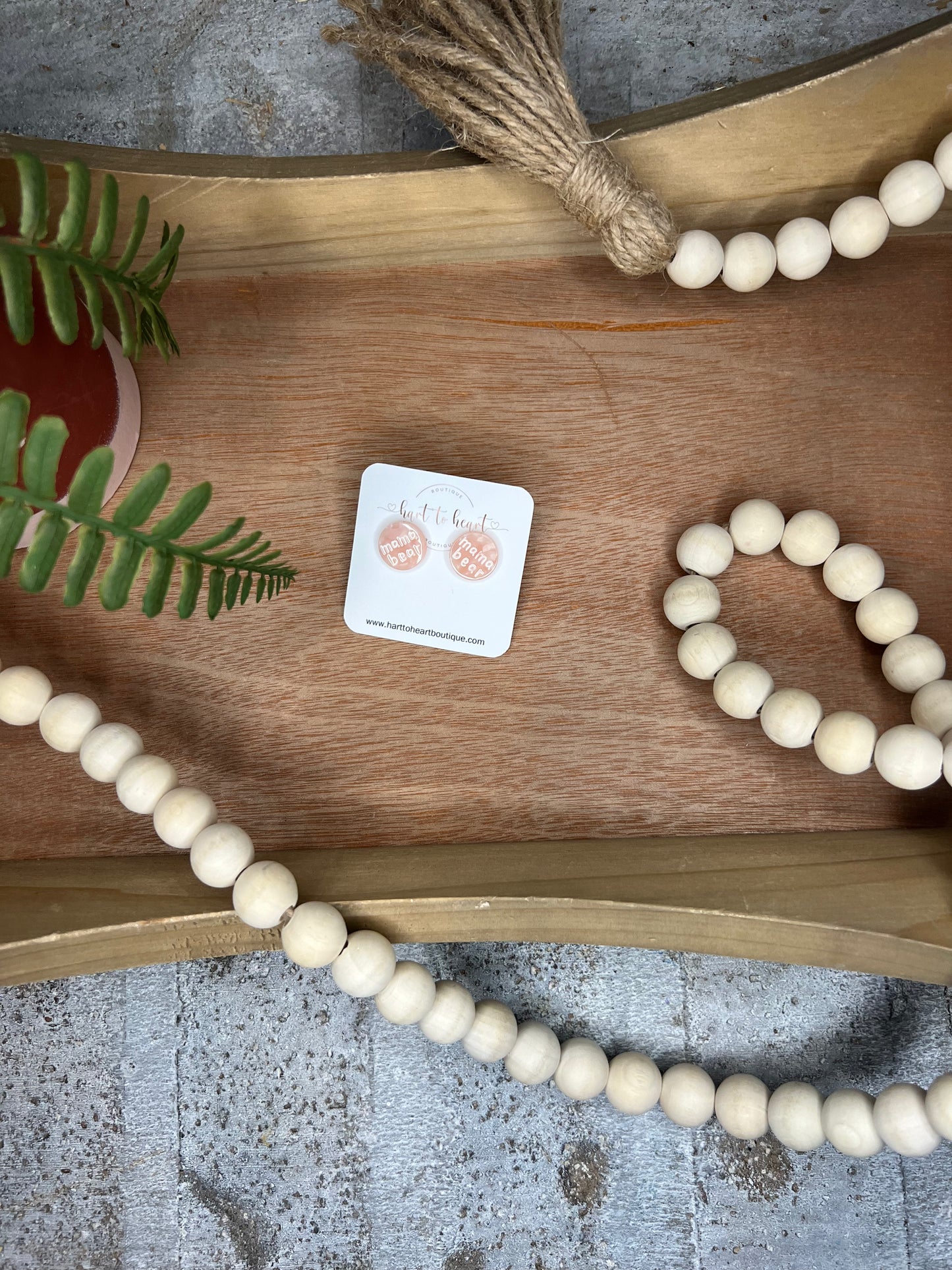 Mama Bear Stud Earrings