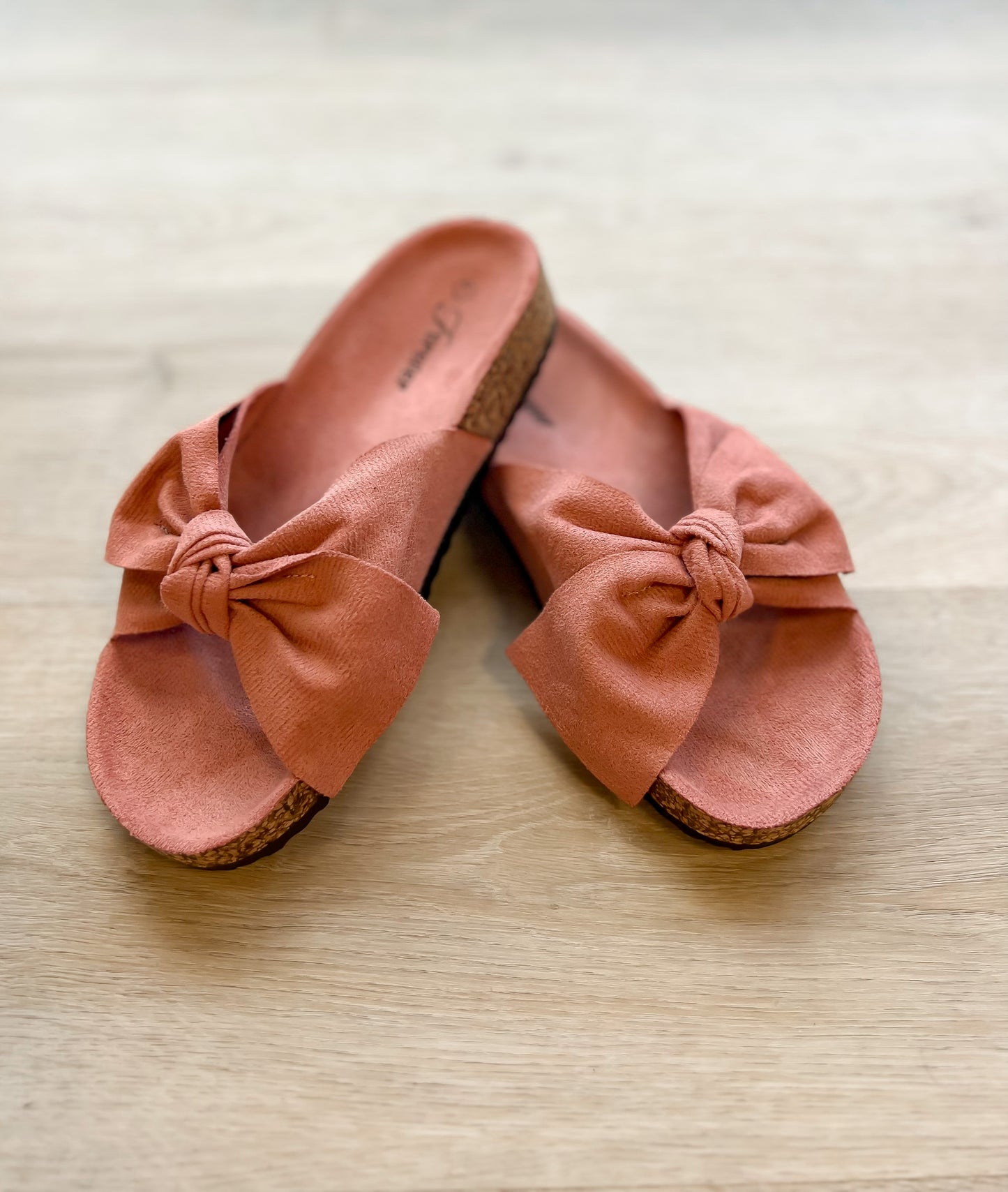 Bow Suede Sandals