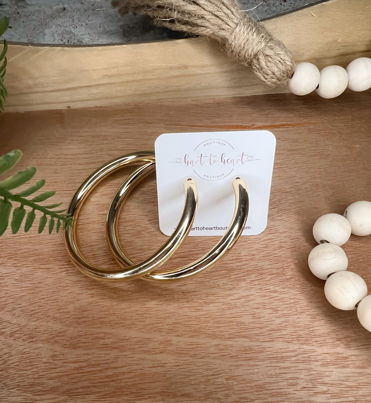 Tube Hoop Earrings