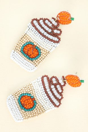 Pumpkin Latte Earrings