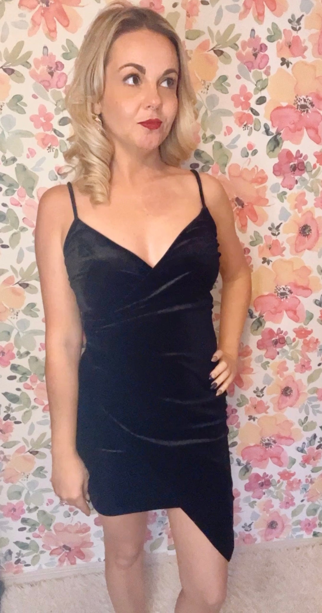 Mini Velvet Dress