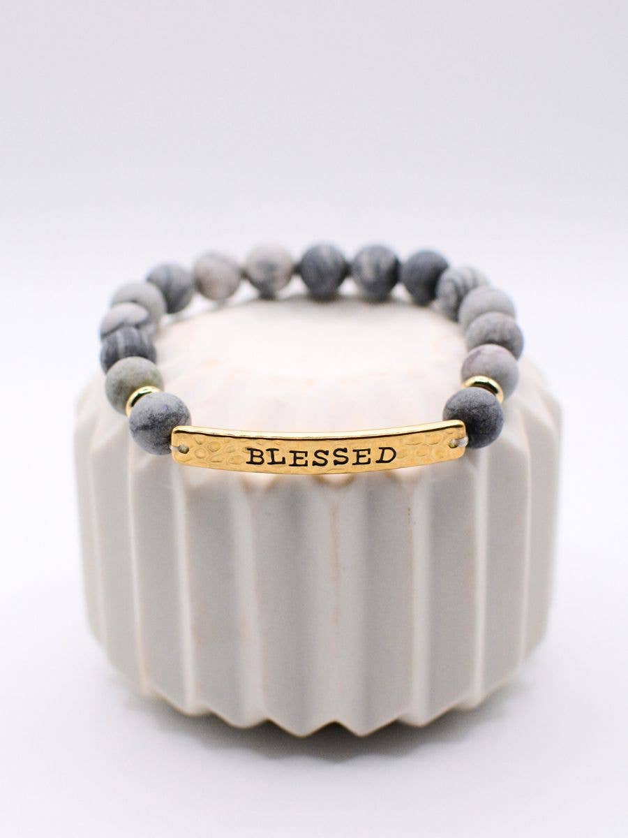 Blessed Stone Bracelet - The Gathering Cafe