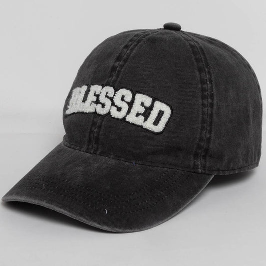 Blessed Embroidered Cap- The Gathering Cafe