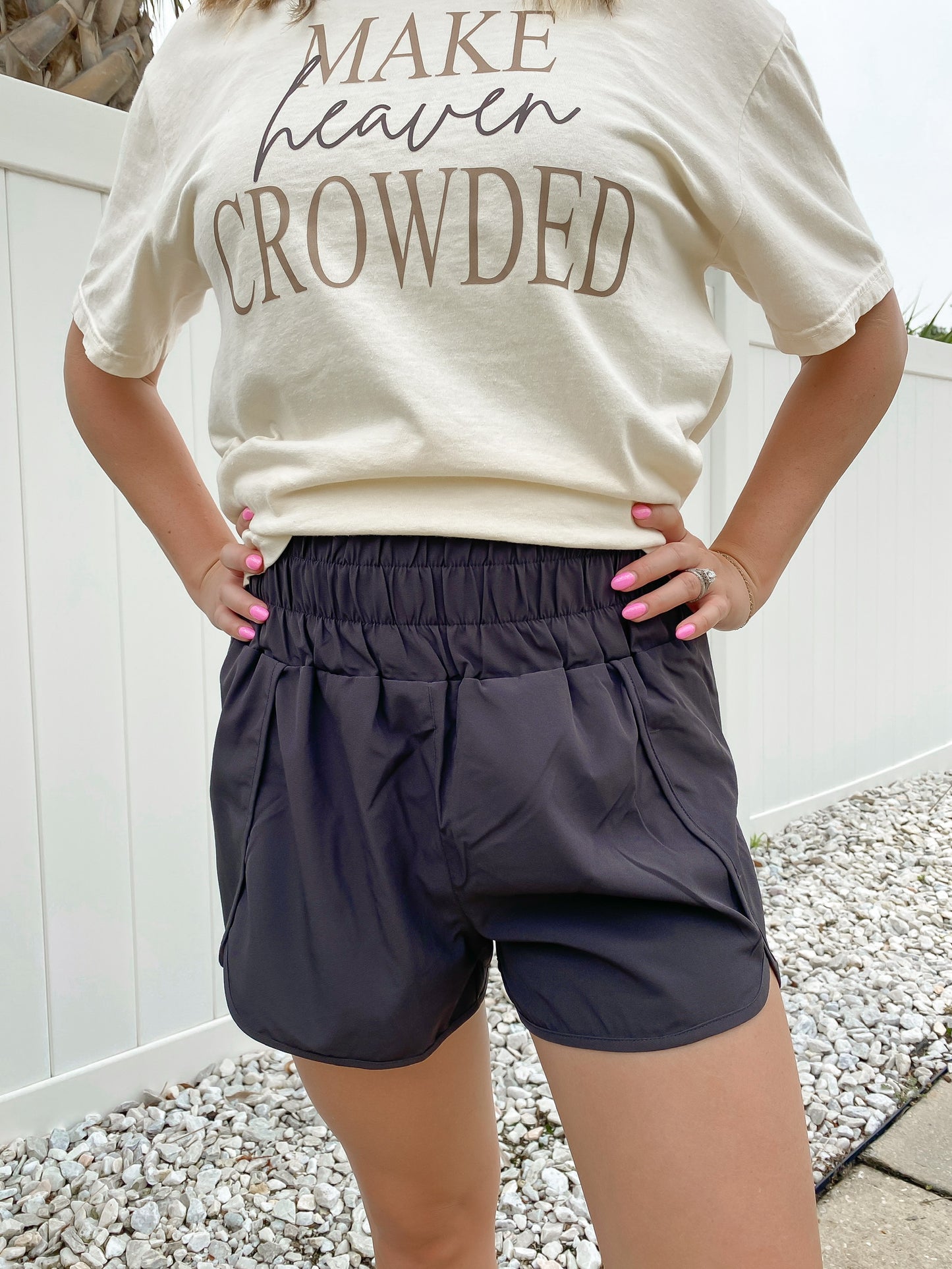 Jogger Shorts- Charcoal