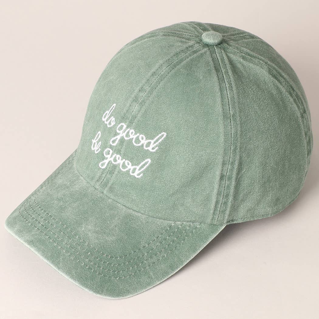 Do Good Be Good Cap- The Gathering Cafe