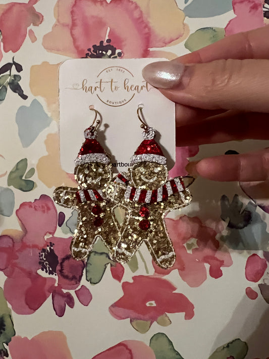 Gingerbread Earrings