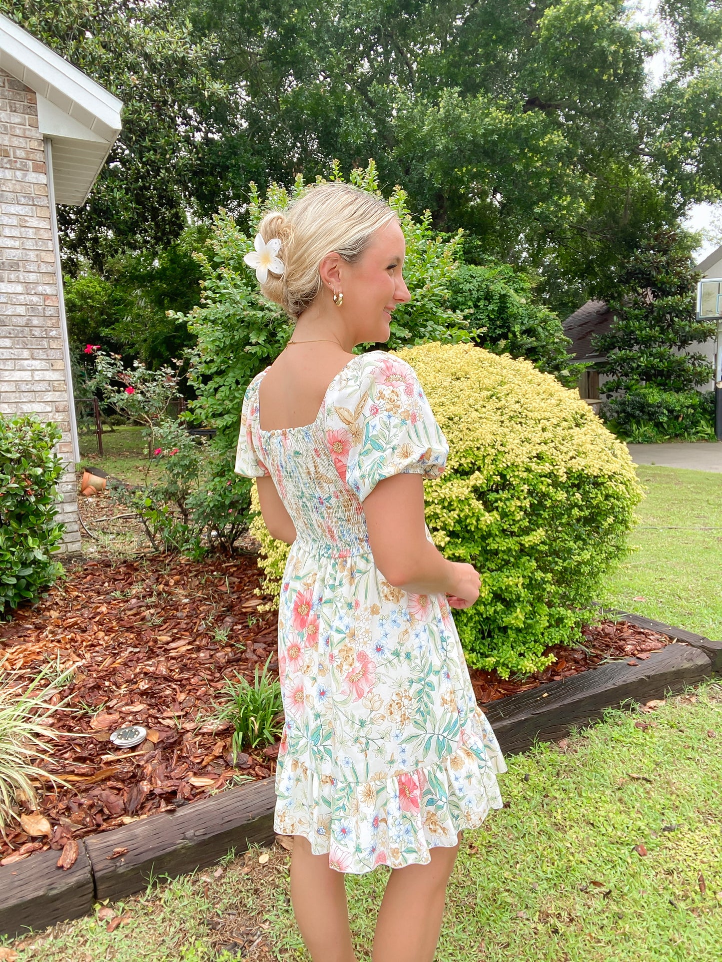 Tea Time Party Floral Dress