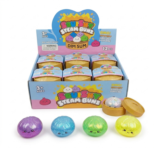 Dumpling Squishy  – Viral Mystery Dumplings GLITTER Edition