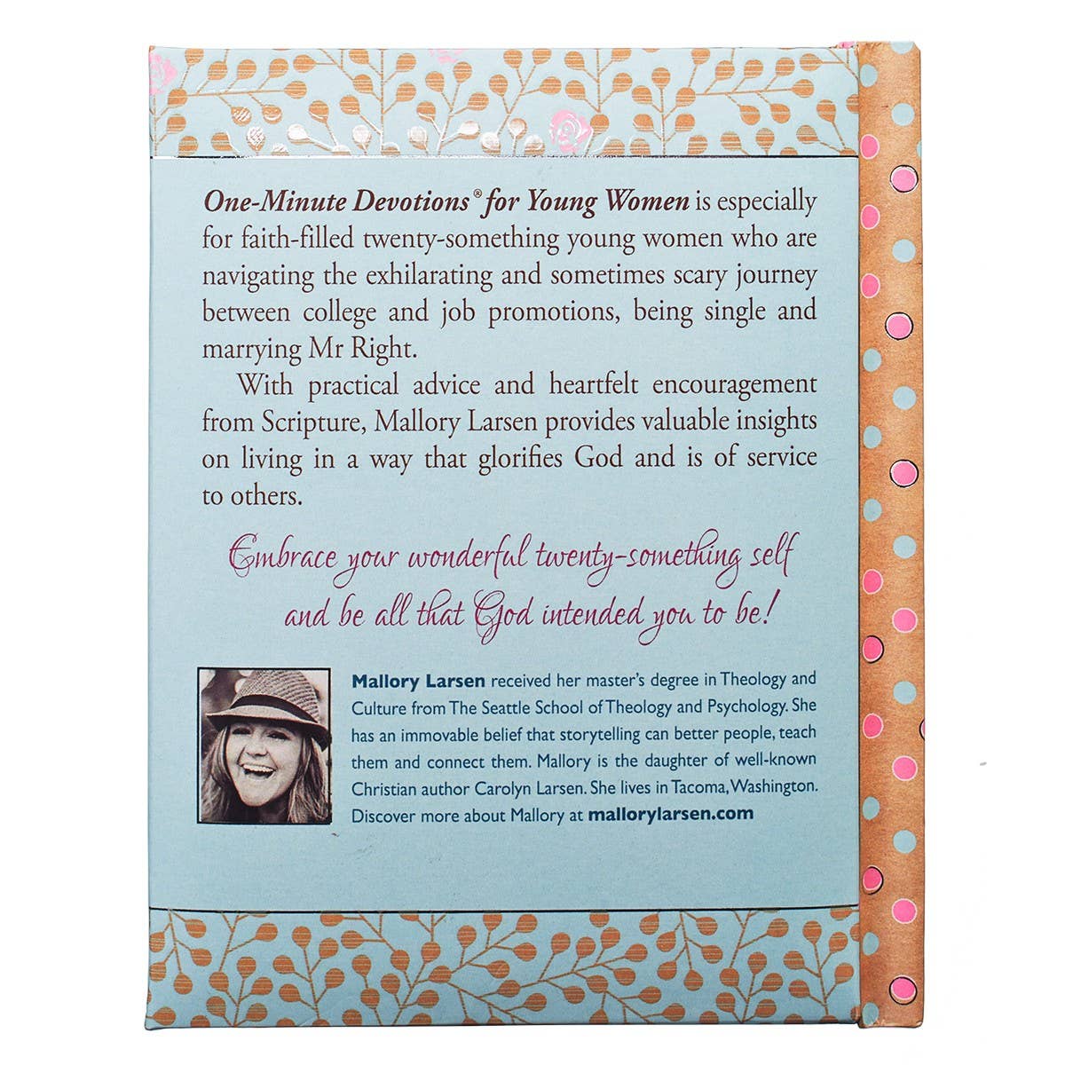 One-Minute Devotions for Young Women Padded Hardcover- The Gathering Cafe