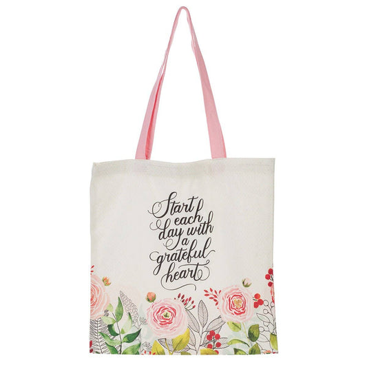 Start Each Day With A Grateful Heart Tote-The Gathering Cafe