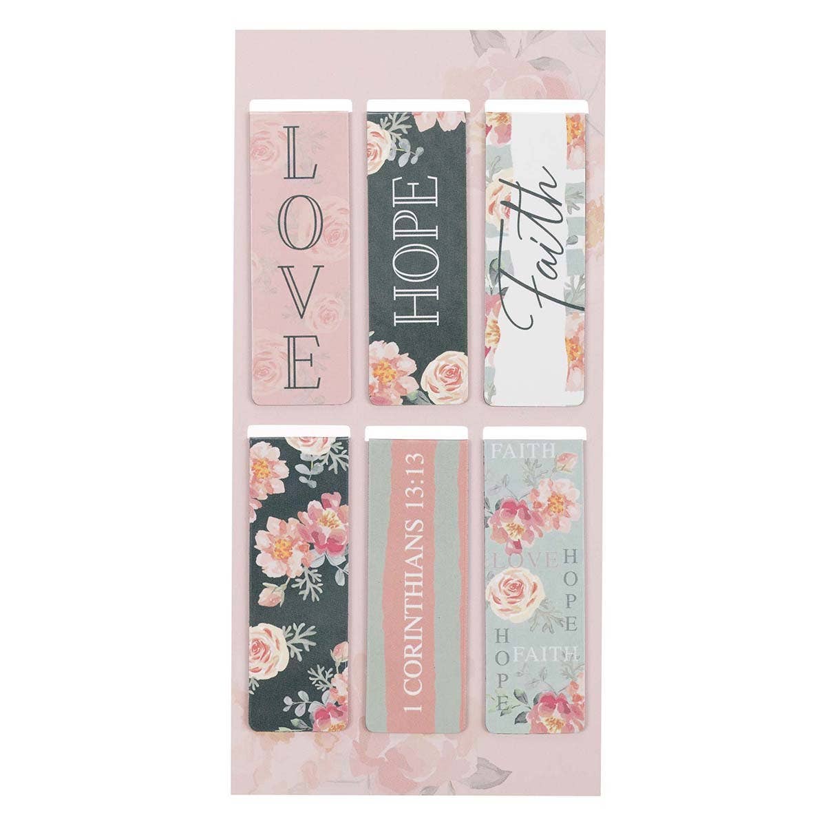 Magnetic Bookmark Set Faith, Hope, Love- The Gathering Cafe