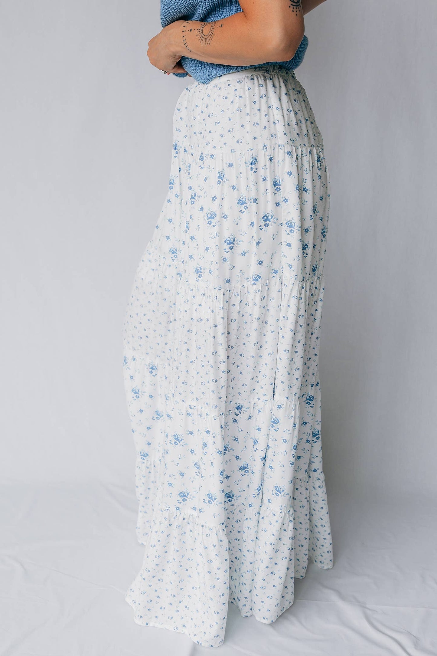 High Waist Boho Maxi Skirt- PREORDER