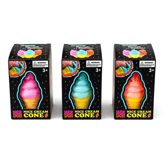 Ice Cream Cone Squishy Toy – Nee Doh Style Stress Toy