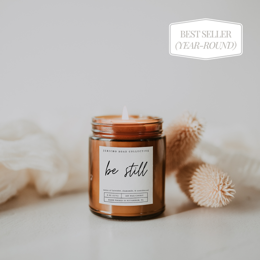 Be Still Soy Wax Candle- The Gathering Cafe