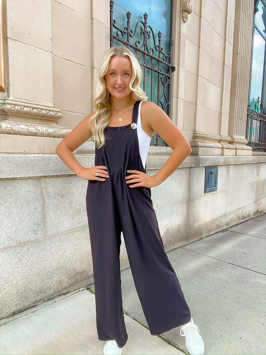 Flare Legged Jumpsuit — Blooming Fires