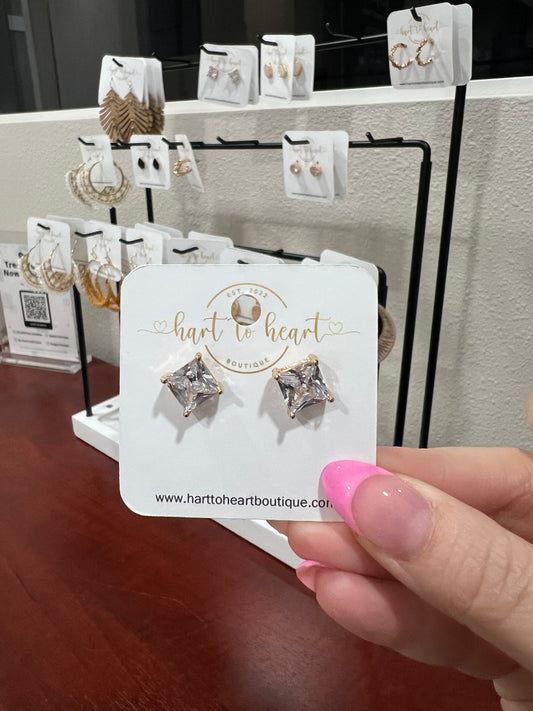 Diamond Stud Earrings- FOTG