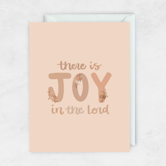 There Is Joy In The Lord- Greeting Card- The Gathering Cafe