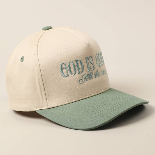 God Is Good All The Time Trucker Hat- The Gathering Cafe