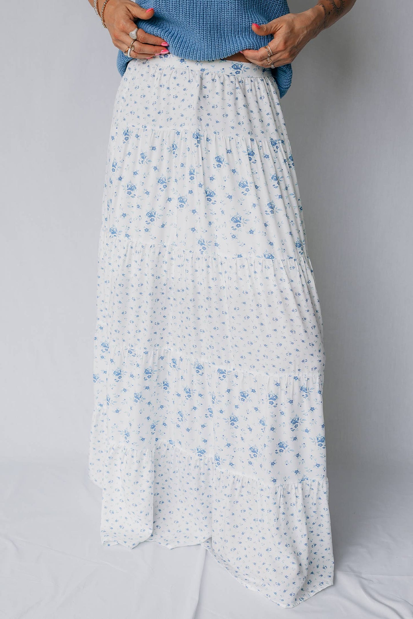 High Waist Boho Maxi Skirt- PREORDER