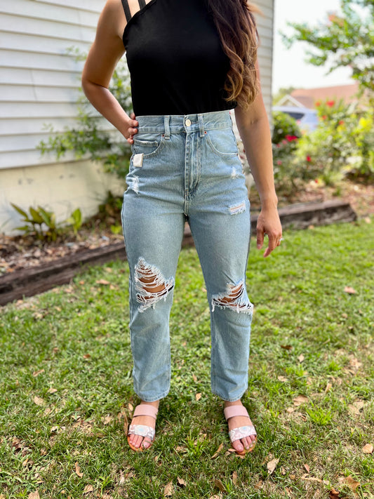 90'S BAGGY STRAIGHT JEANS