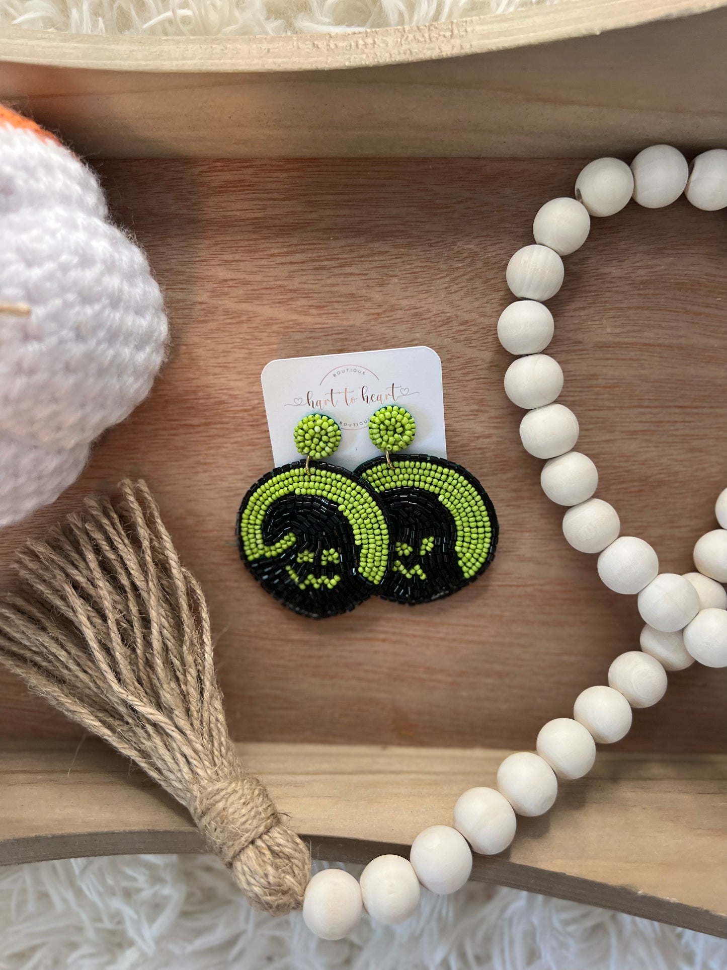 Oogie Boogie Earrings — Blooming Fires