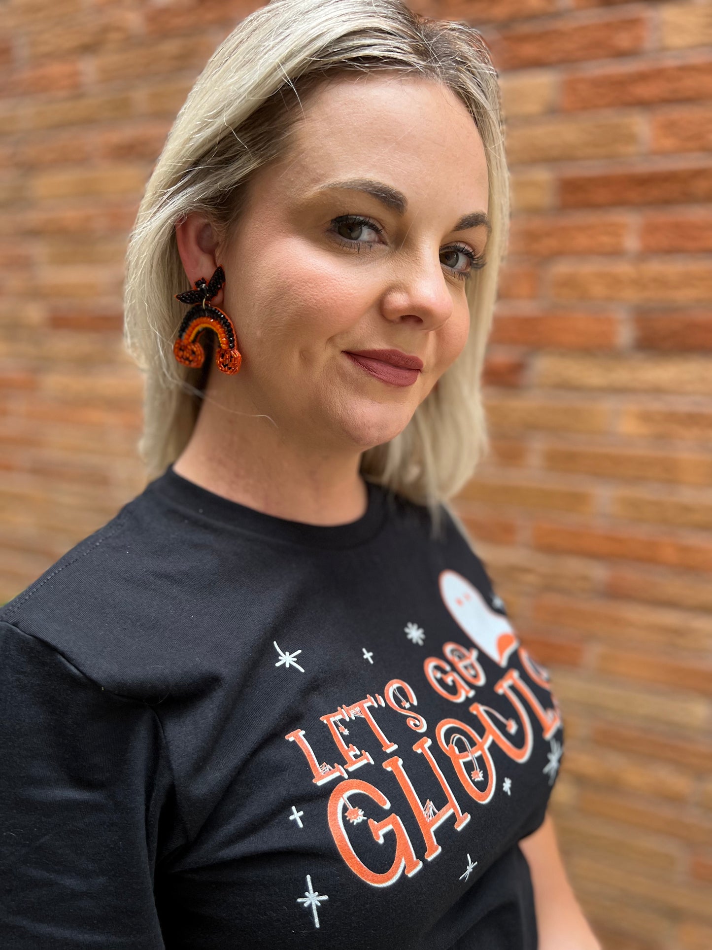 Pumpkin Rainbow Earrings — Blooming Fires