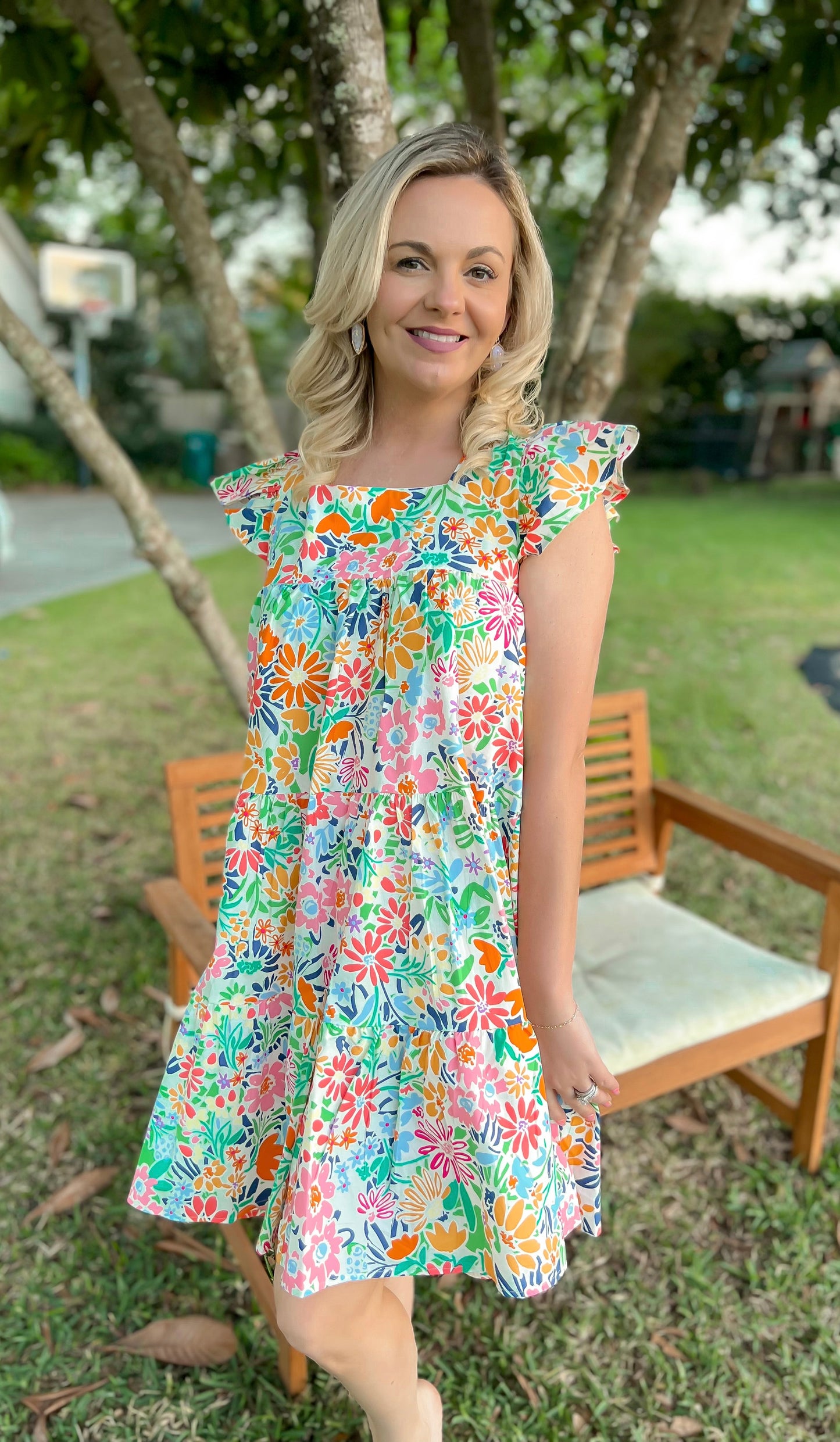 All Eyes on Me Floral Dress